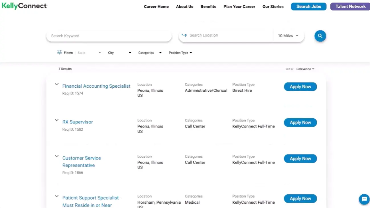 KellyConnect Technical Support & Service