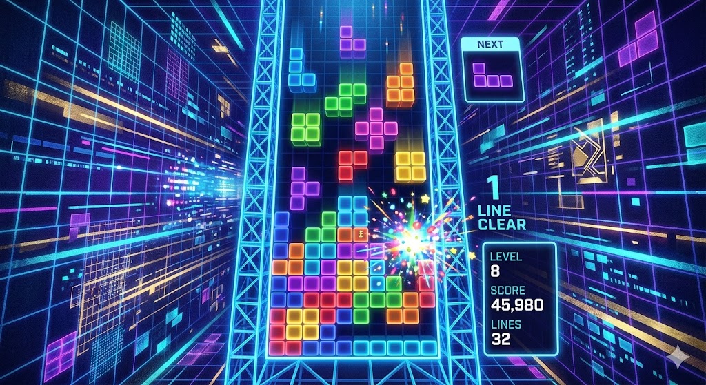 Tetris game preview