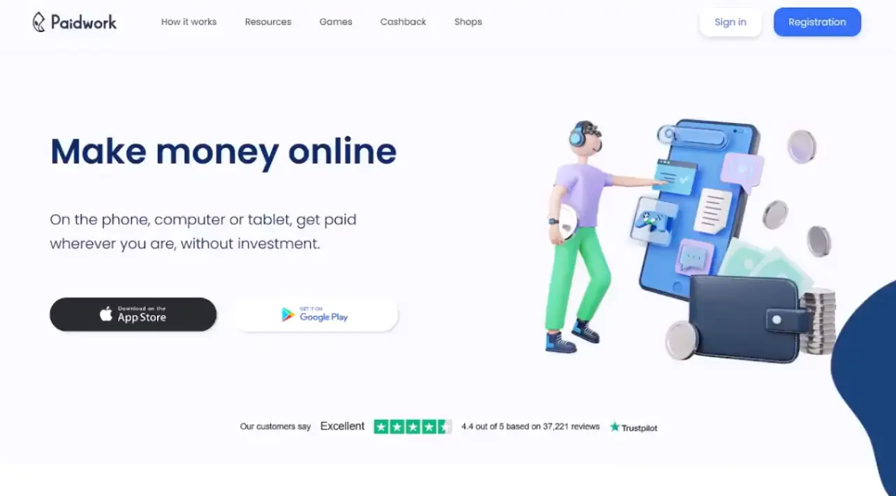 Paidwork Micro-Tasks & Micro-Earnings