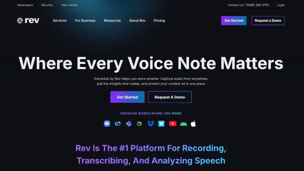 Rev Transcription & Captioning