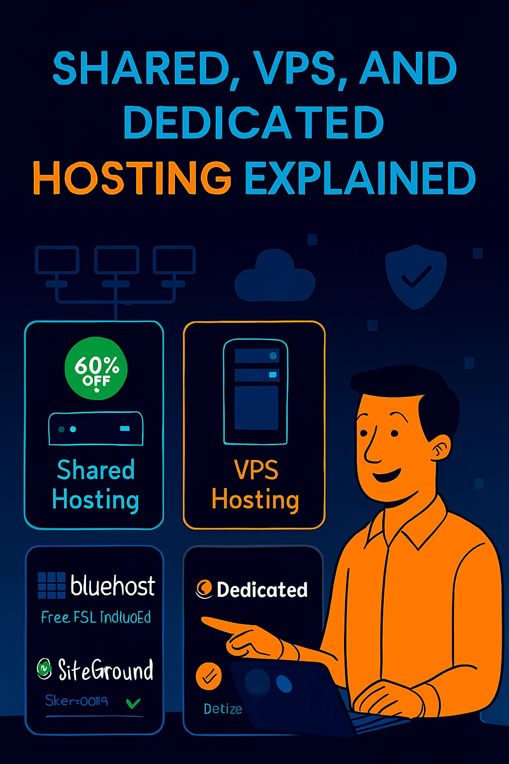 Shared, VPS, and Dedicated Hosting Explained