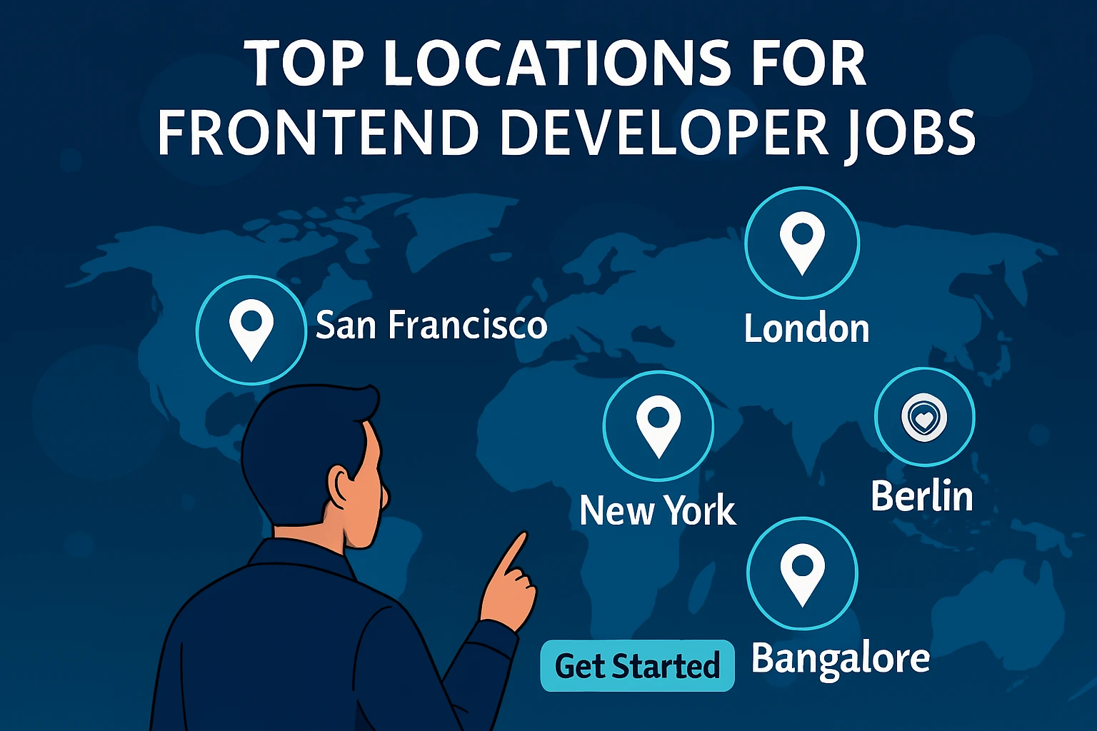 Top Locations for Frontend Developer Jobs